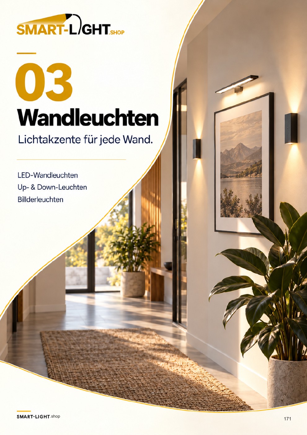 Wandleuchten im SMART-LIGHT Katalog