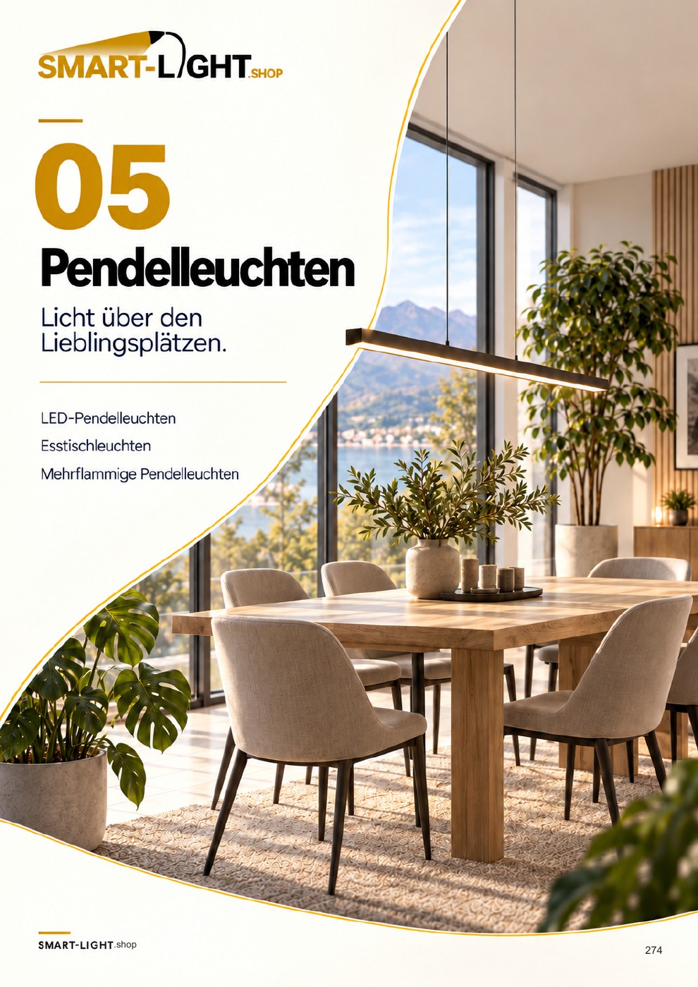 Pendelleuchten im SMART-LIGHT Katalog