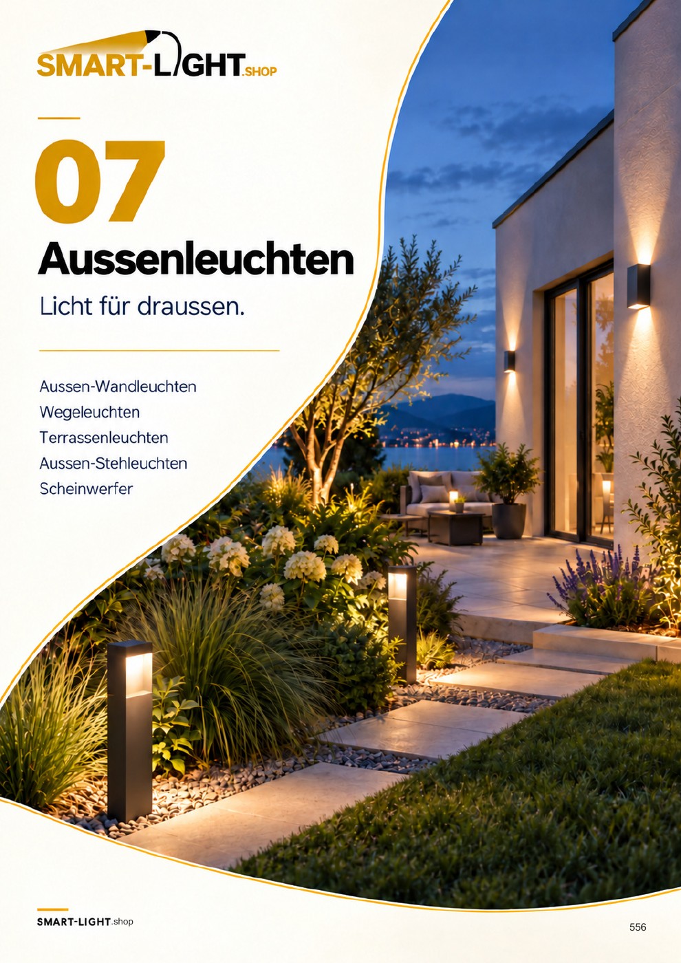 Aussenleuchten im SMART-LIGHT Katalog