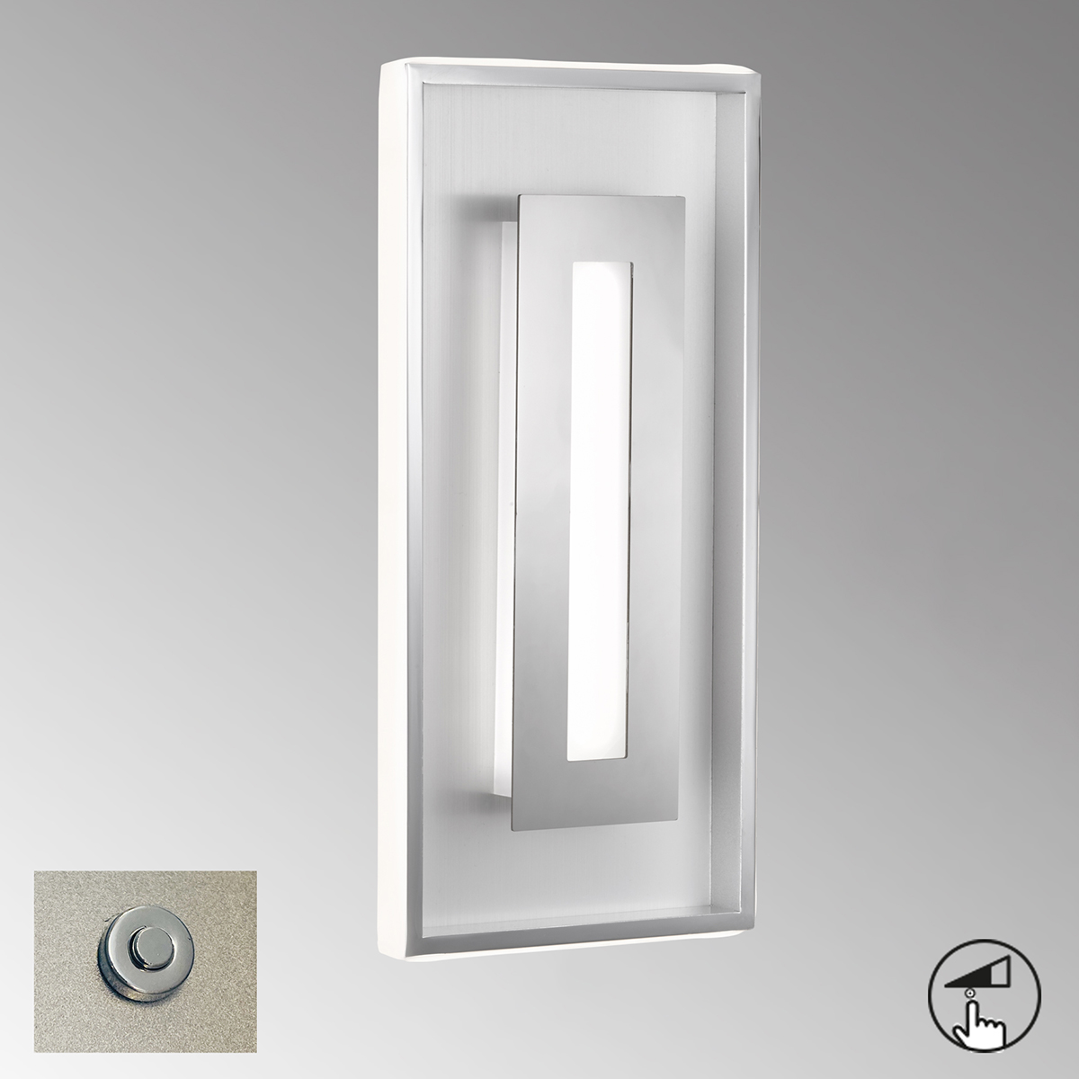 Wandleuchte-1-x-LED-16-Watt-1-x-4-Watt-Bug-chromfarben-für-Wohn-und-Esszimmer-30053-2