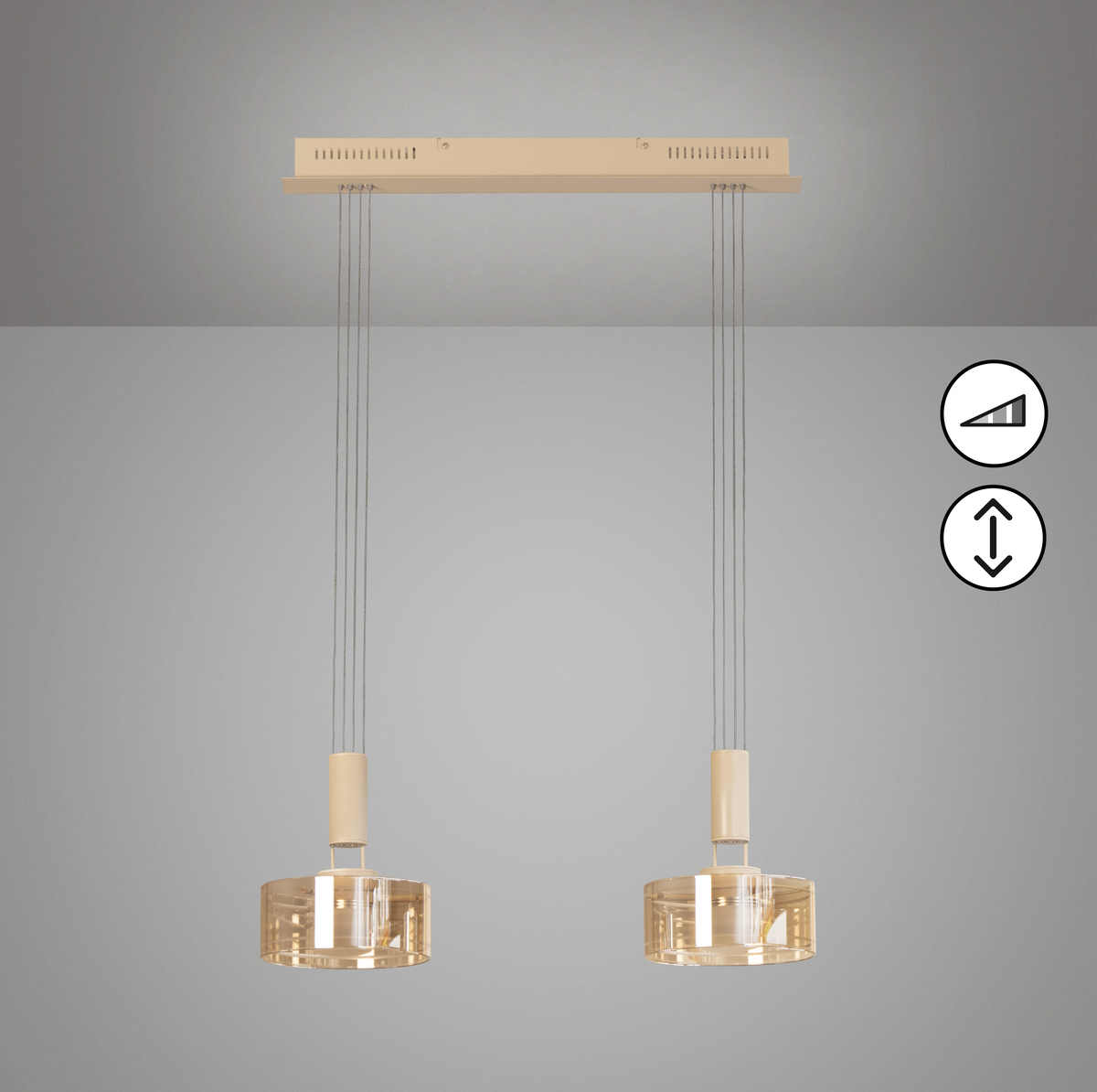 Pendelleuchte-Lavin-2x-LED-9-W-Marken-LED-sandfarben-Glas-amberfarben-61150-2