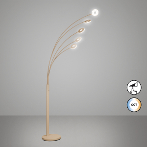 Stehleuchte-Dent-5x-LED-7-W-sandfarben-Acrylglas-satiniert-40551-2