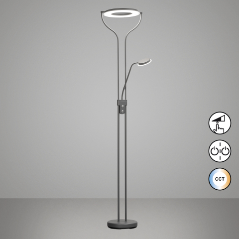 Stehleuchte-Fluter-Davos-1x-LED-3-1x-LED-6-W-sandgrau-teilsatiniert-40563-2