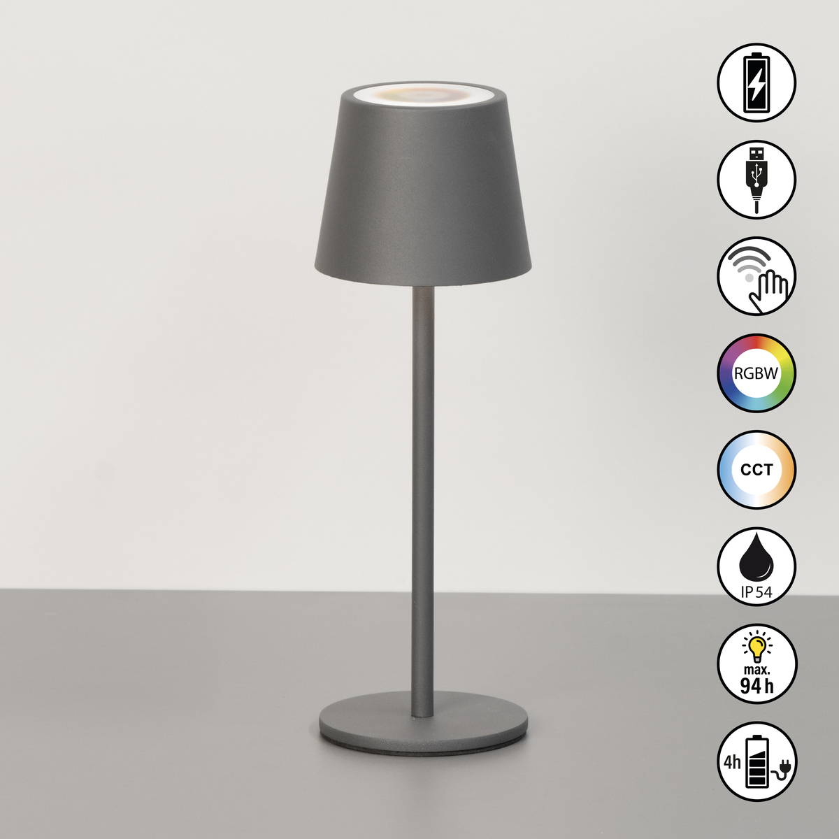 Tischleuchte-Außenleuchte-Bisco-1x-LED-2-W-+-0,3W-RGB-inkl.-sandgrau-850809-2