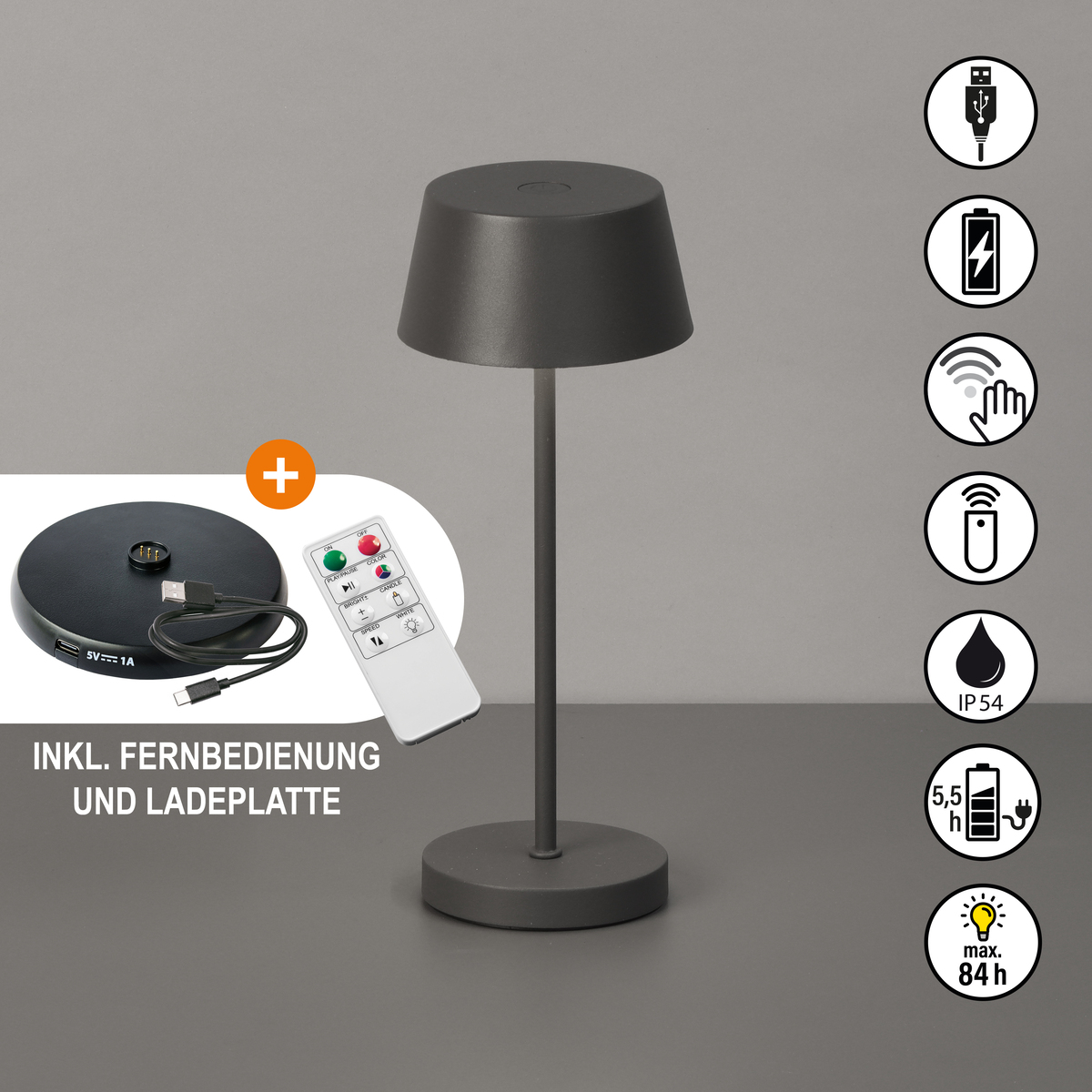 Tischleuchte-Außenleuchte-Sienna-Pro-1x-LED-1-W-inkl.-sandgrau-850580-2