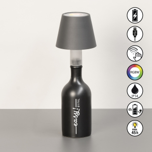 Tischleuchte-Bottle-Lamp-Fiocco-1x-LED-2-W-+-1W-RGB-inkl.-sandgrau-850840-2
