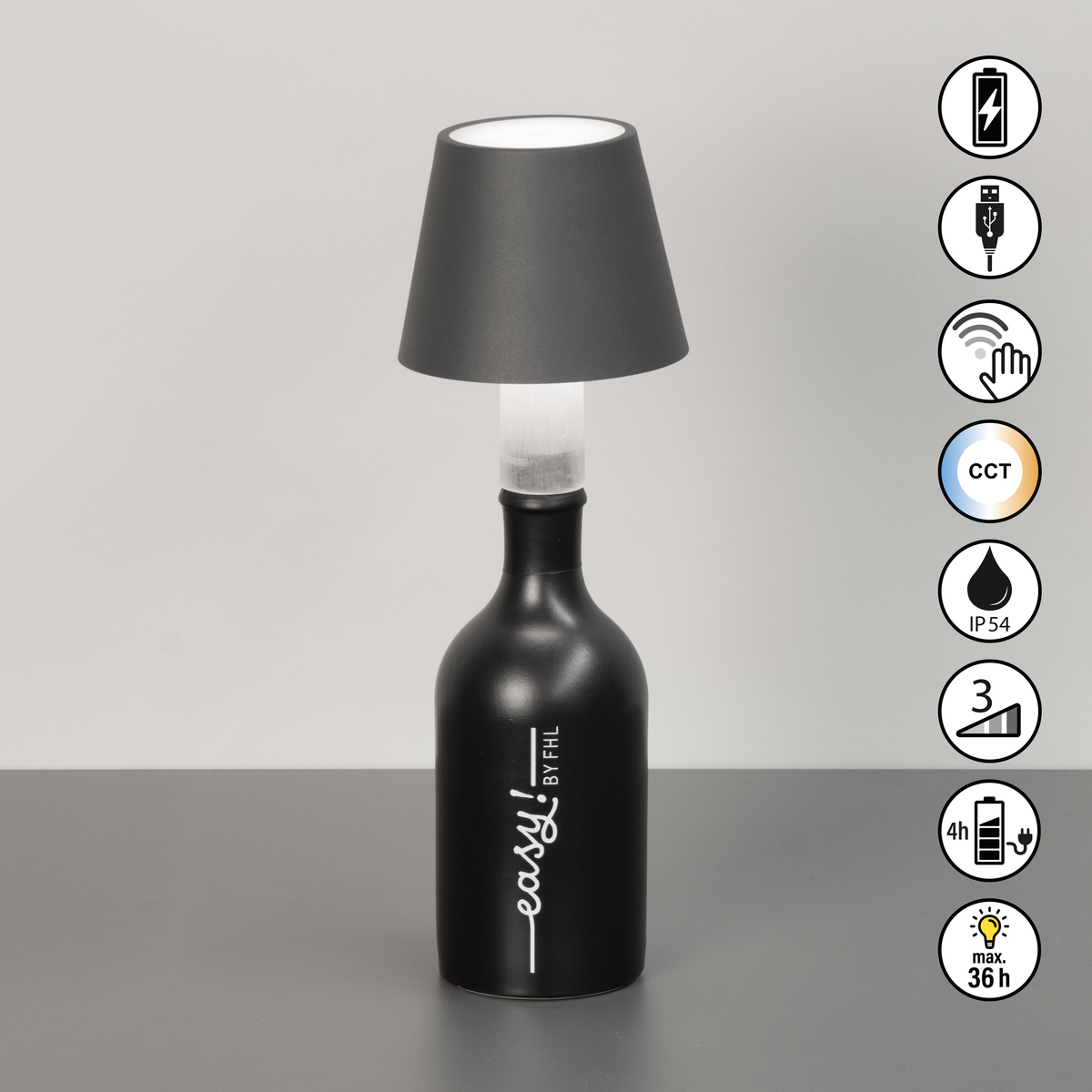 Tischleuchte-Bottle-Lamp-Fiocco-1x-LED-2-W-inkl.sandgrau-850817-2