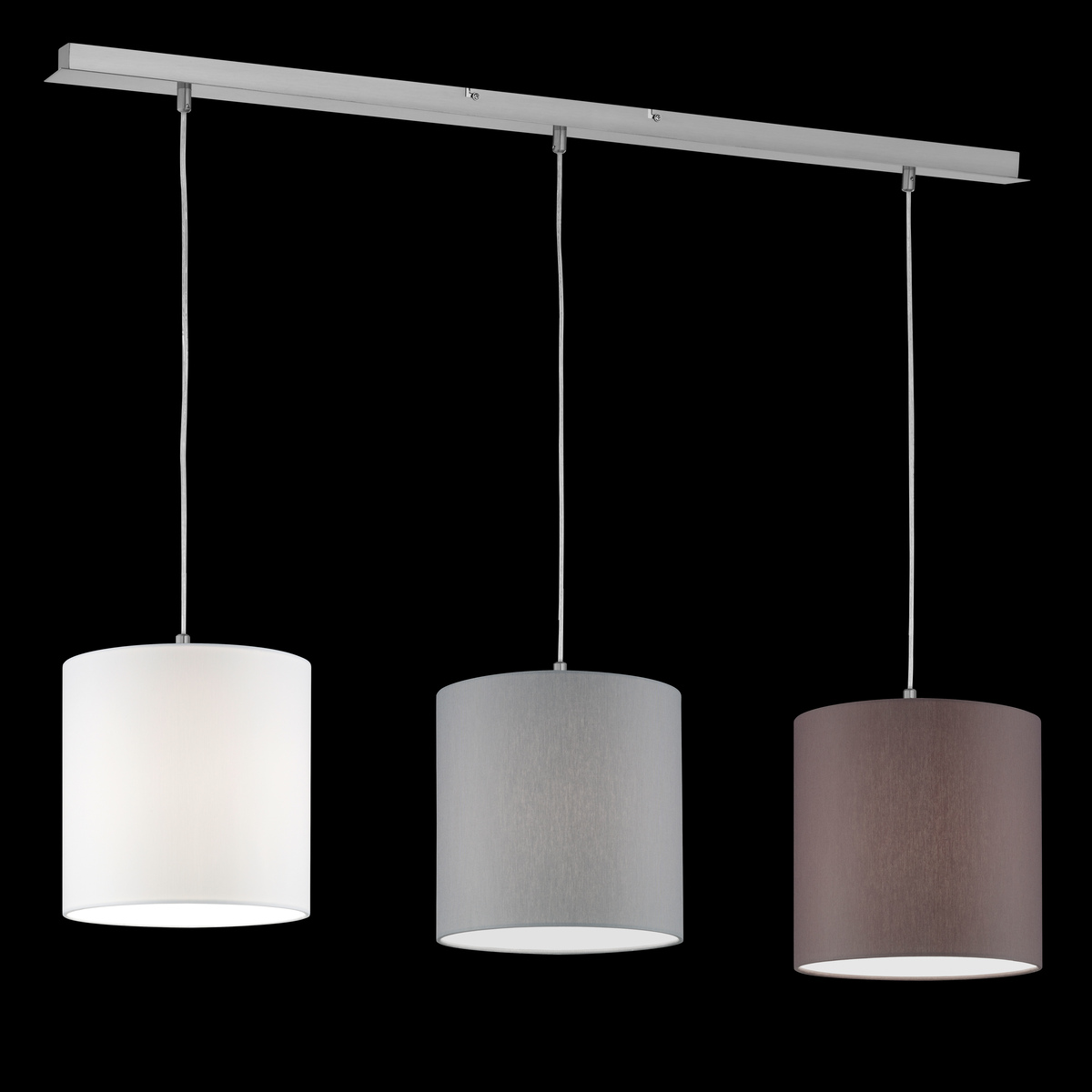 Pendelleuchte-3-flg.-E27-max.40W-nickel-matt-3-verschiedene-Stoffschirme-60159-1