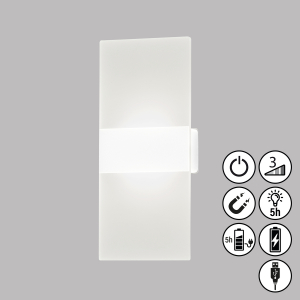 Wandleuchte-1x-LED-3W-weiß-matt-Magnet-Akku-USB-Kabel-830073-2