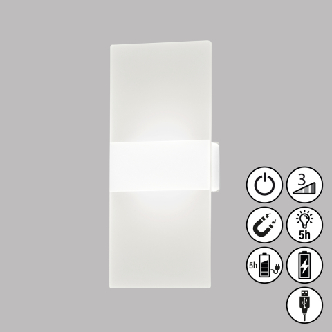 Wandleuchte-1x-LED-3W-weiß-matt-Magnet-Akku-USB-Kabel-830073-2