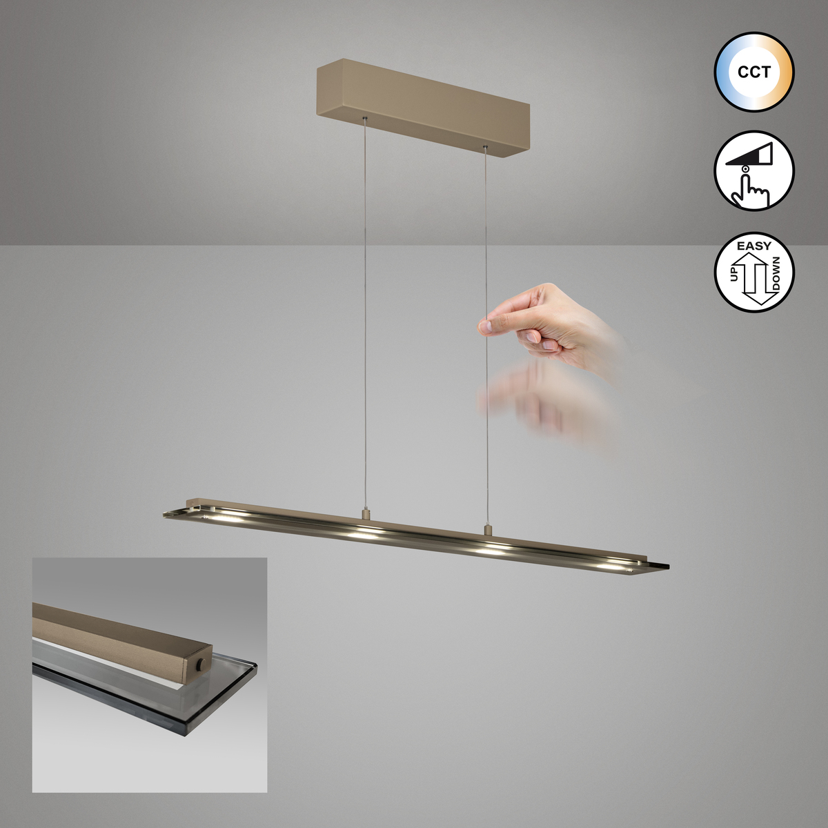 Pendelleuchte-4x-LED-5W-dark-greige-Gl.rauchfarben.L.88cm-Kabellift-61185-2