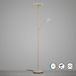 Stehleuchte-1x-LED-30W-1x-LED-7W-sandfarben-mit-Lesearm-H.180cm-40556-2