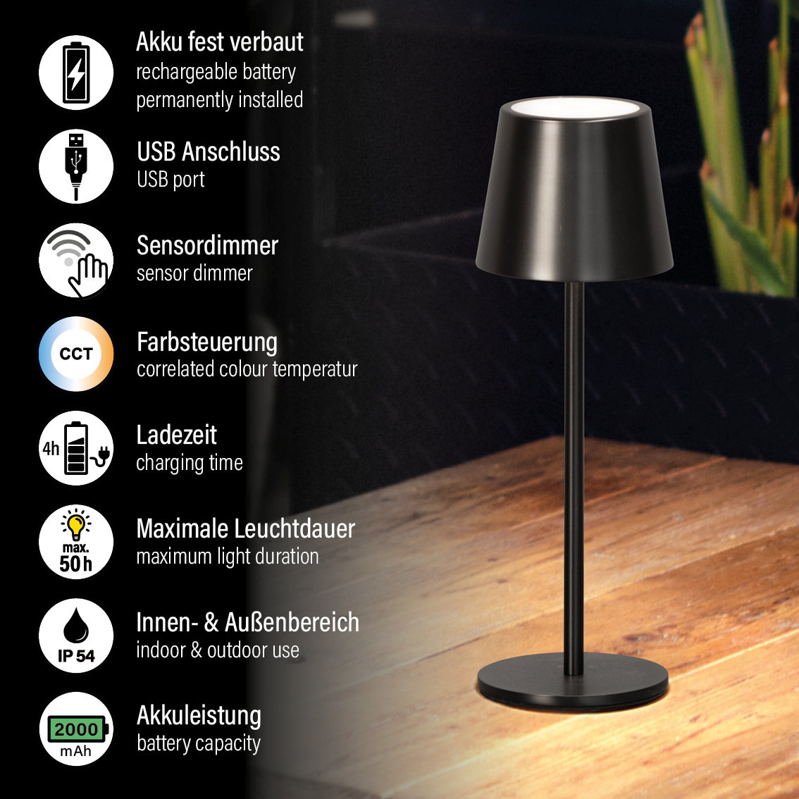 Tischleuchte-1x-LED-2-Watt-CCT-Gun-metal-Akkubetrieb-D-90-H-27cm-850877-5