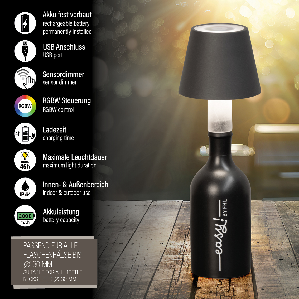 Tischleuchte-1x-LED-2-Watt-RGBW-sandgrau-Akkubetrieb-Bottle-Lamp-850840-5