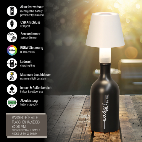 Tischleuchte-1x-LED-2-Watt-RGBW-sandweiss-Akkubetrieb-Bottle-Lamp-850841-5