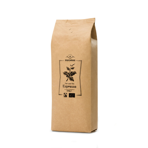 Kaffeemischung MAROMAS® BIO & FAIR – ESPRESSO