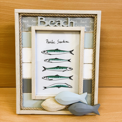 Fotorahmen mit Fischmotiv - aus Holz - Dekoration - Deko - Fotographie - 29.01.2024 (2)