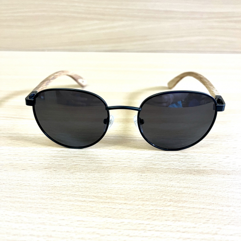 Sonnenbrille mit Holzbügeln - Kingseven - mit Etui - 22.05.2022  (1)