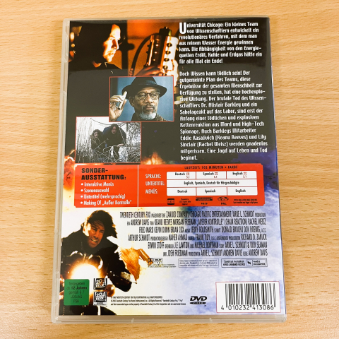 Ausser Kontrolle - Film - DVD - Action-Thriller - Keanu Reeves - Morgan Freeman 