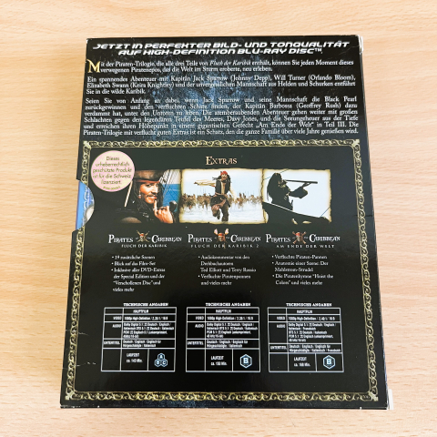 Pirates of the Caribbean - Triologie - Blu-ray - Filmklassiker - Action - 2