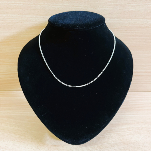 Halskette - Panzerkette - Schmuck - Halsschmuck - Accessoires - Anhänger - Silber - 1