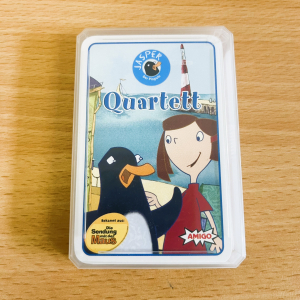 Quartett, Jasper der Pinguin, Die Sendung mit der Maus, Spiel, Kinder, Lernen, Familien, Secondhand, Nachhaltigkeit, Spass, Klassiker, Gesellschaftsspiel - 1