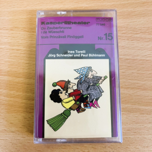 Kasperlitheater - Schweizerdeutsch - Hörspiel - Jörg Schneider - Ines Torelli - Kassette - Zauberbrunnen - Prinzessin - Märli - Secondhand - 1
