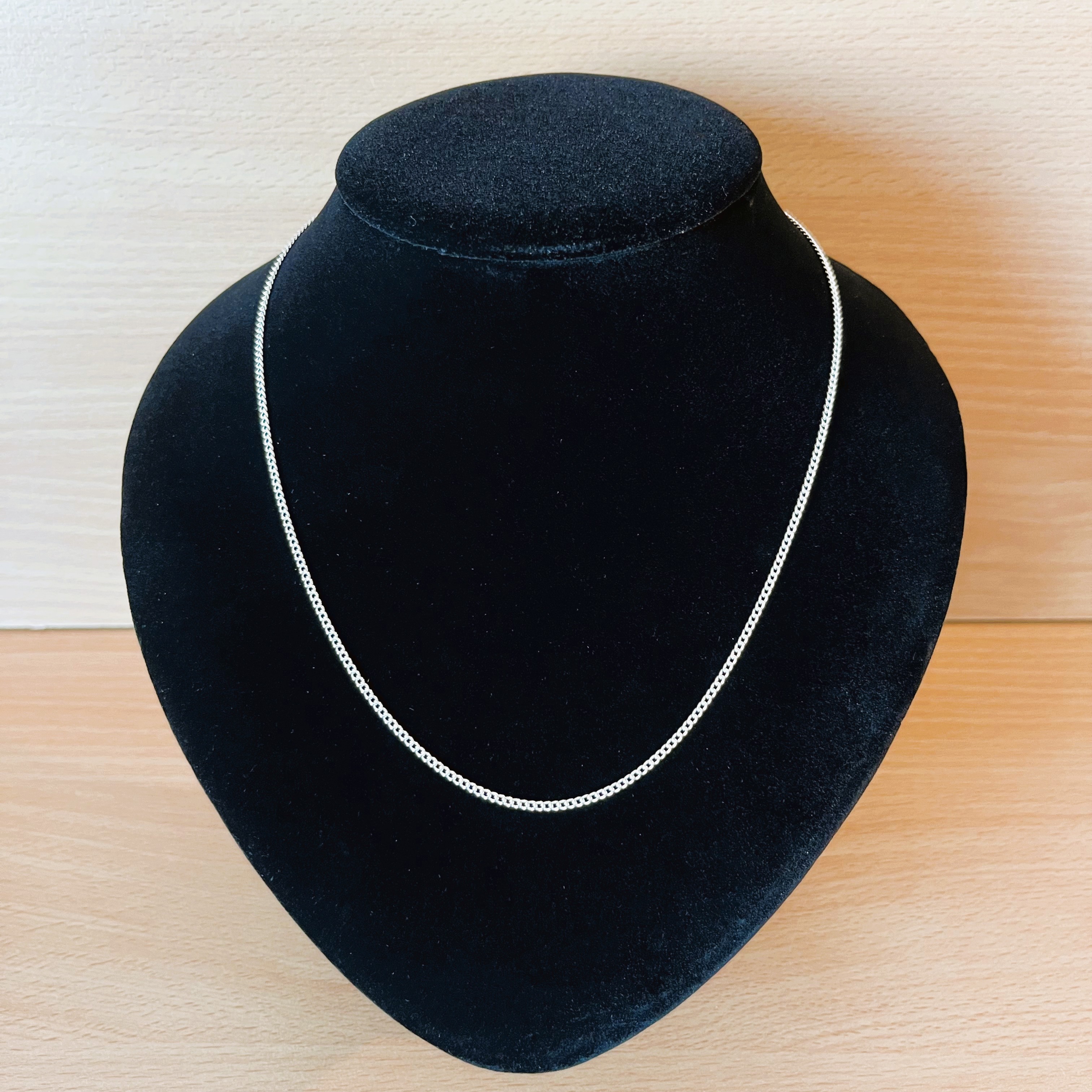 panzerkette silberfarben - halskette panzerkette stil - gliederkette - elegante kette modeschmuck - zeitlos - 1