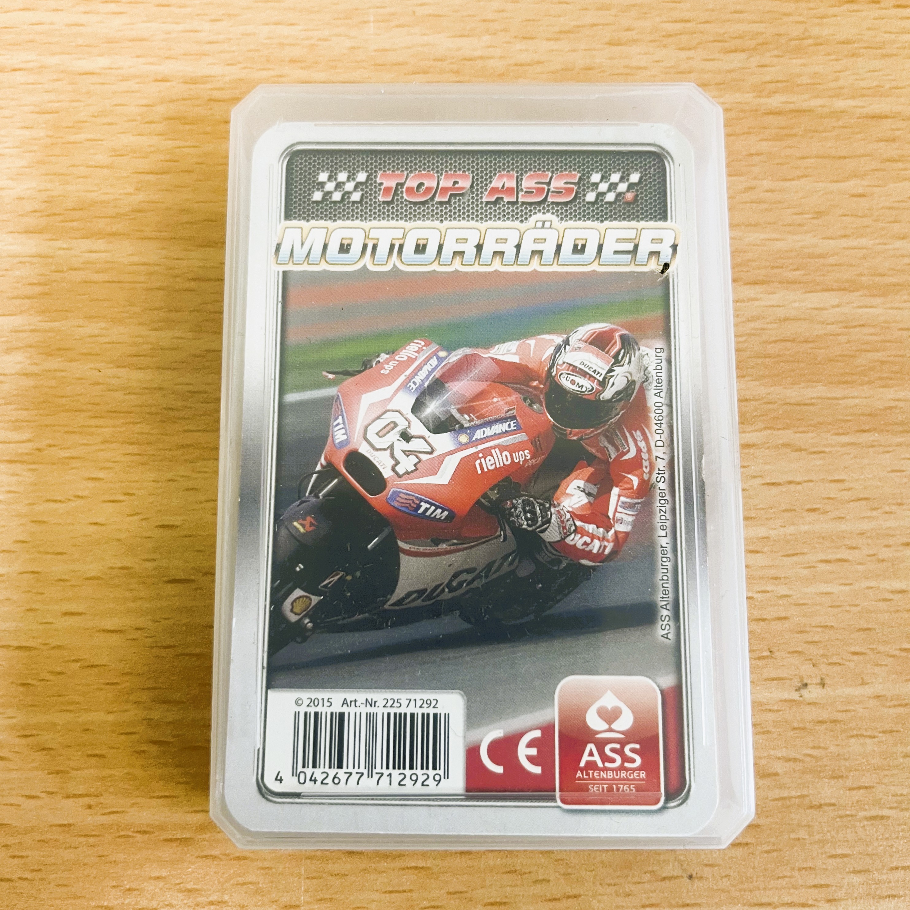 Motorrad-Quartett-Top-Ass-Secondhand-Guter Zustand-Komplett-Vintage-Klassiker-1