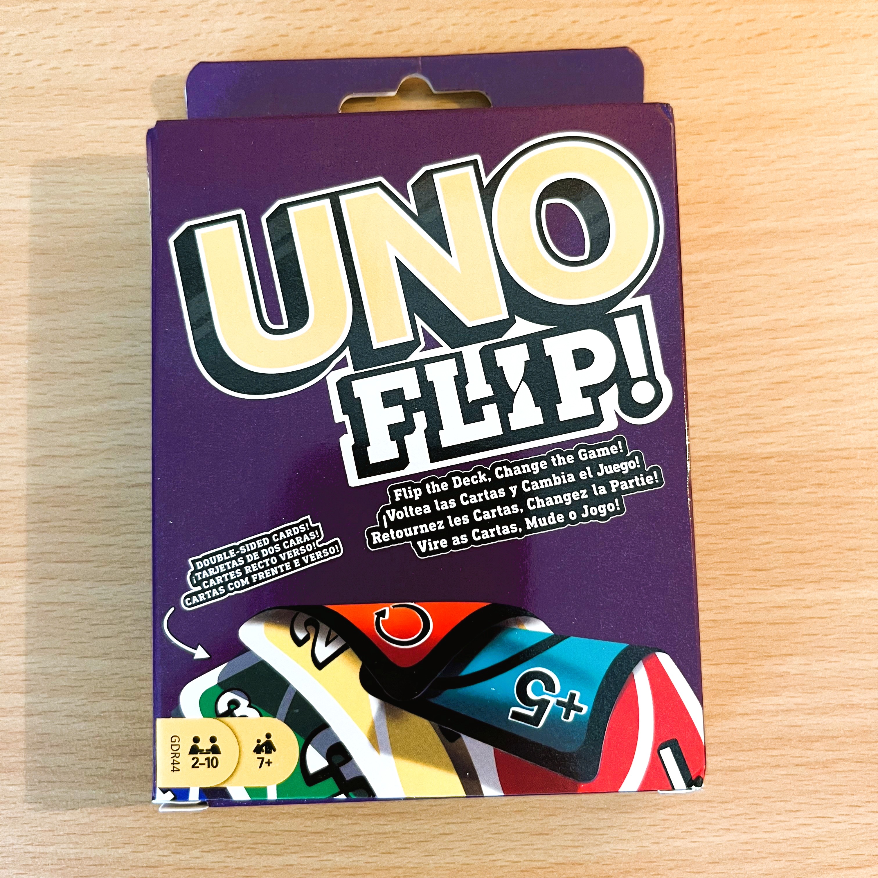 UNO Flip, Kartenspiel Familie, UNO Spiel Variante, Familienspiel Kinder, Gesellschaftsspiel, Kartenspiel für Kinder, Spieleabend, Reisespiel, UNO Flip, Spiel, für Freunde - 1