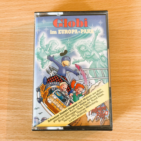 globi-europapark-kassette-dialekt-hörspiel-freizeitpark-kinder-schweiz-audio-retro-vintage-sammler - 1