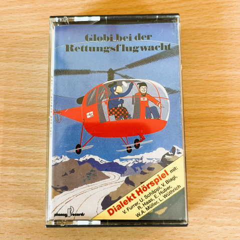 globi-rettungsflugwacht-kassette-dialekt-hörspiel-w.a.müller-rega-schweiz-kinder-audio-retro-vintage-sammler - 1
