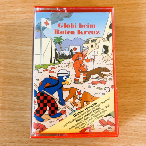 globi-rotes-kreuz-kassette-dialekt-hörspiel-kinder-schweiz-audio-retro-vintage-sammler-rettung-einsatz - 1