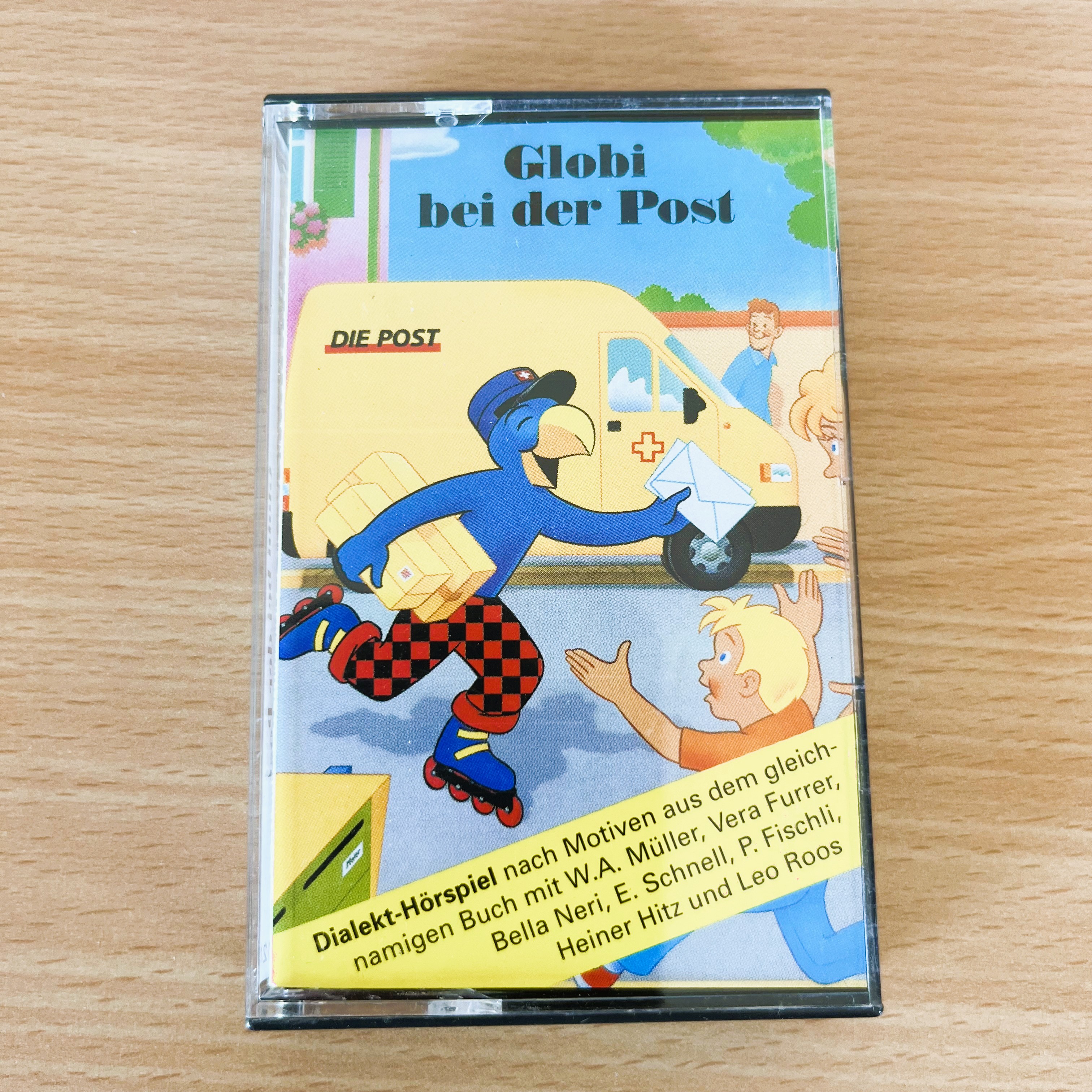 Globi Kassette - Dialekt Hörspiel - Walter Andreas Müller - Kinderhörspiel - Schweizer Mundart - Globi Post - Schweizerische Post - Retro - Hörspiel Klassiker - 1