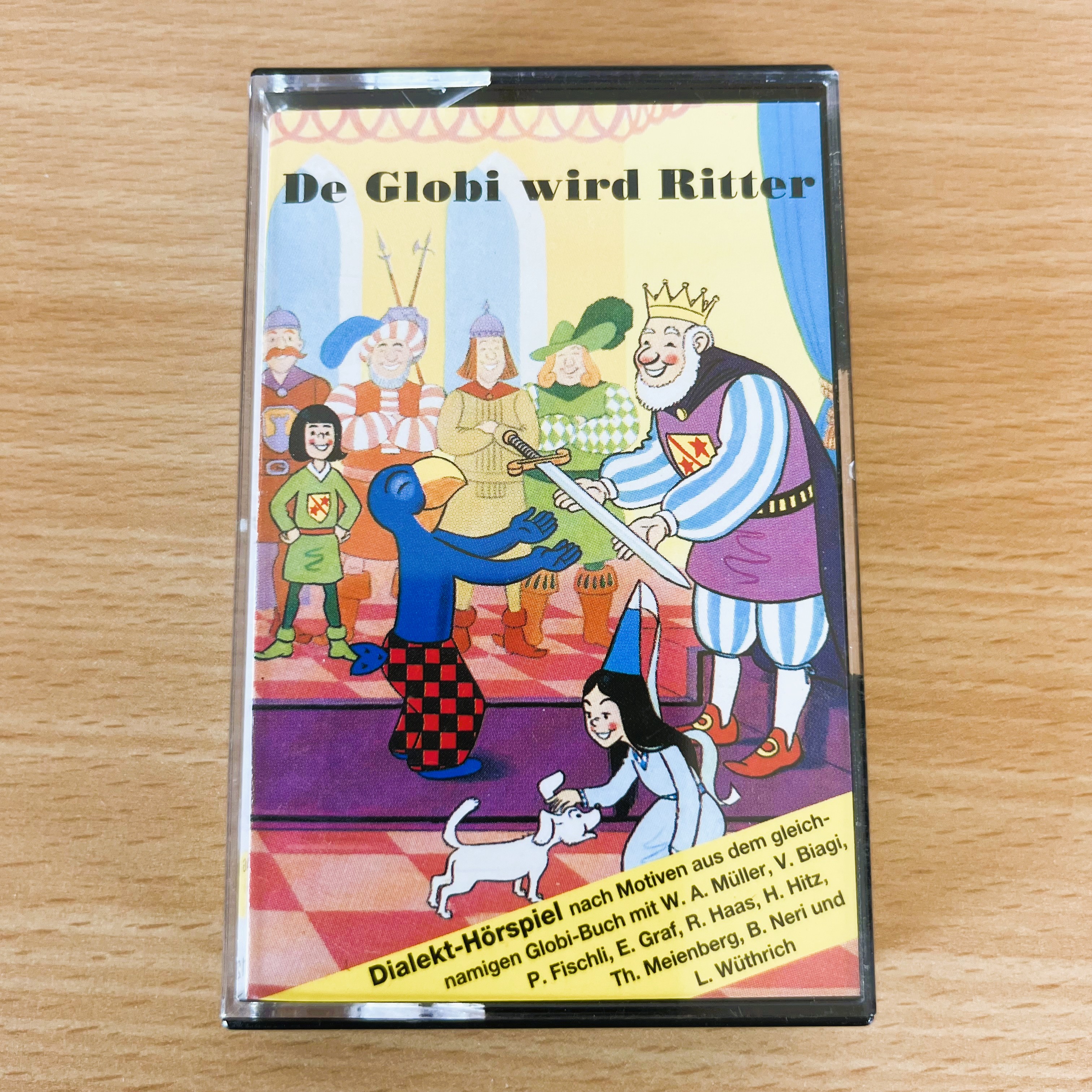 Globi Kassette - Dialekt Hörspiel - Walter Andreas Müller - Kinderhörspiel - Schweizer Mundart - Globi Ritter - Ritter Hörspiel - Retro Kassette - Klassiker - 1