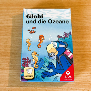 Globi und die Ozeane - Quartett - Kartenspiel - Lernspiel - Meere - Meerestiere - Kinderwissen - Umwelt - Naturspiel - Globi Spiel - Kinderspiel - Secondhand - 1