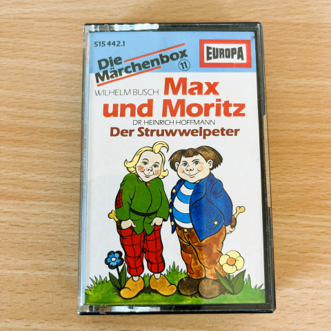 Max und Moritz Kassette - Struwwelpeter Hörspiel - Märchenbox Folge 11 - EUROPA Hörspiel - Wilhelm Busch - Heinrich Hoffmann - Kinderklassiker - Retro - 1