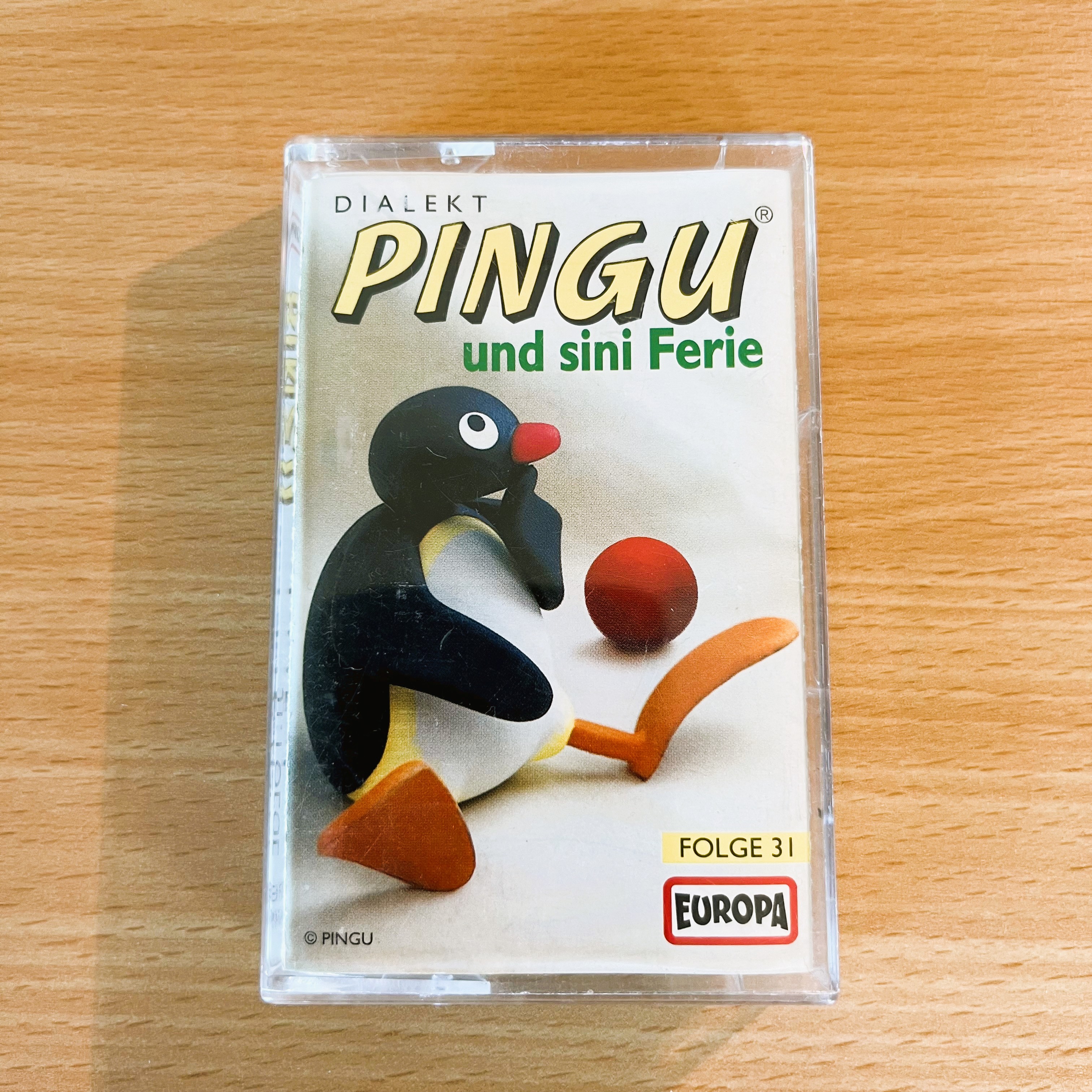 Pingu-und-Sini-Ferie - Dialekt-Hörspiel - Hörspielkassette - Kassette - Schweizerdeutsch - Kinderhörspiel - Secondhand - Vintage-Kassette- 1