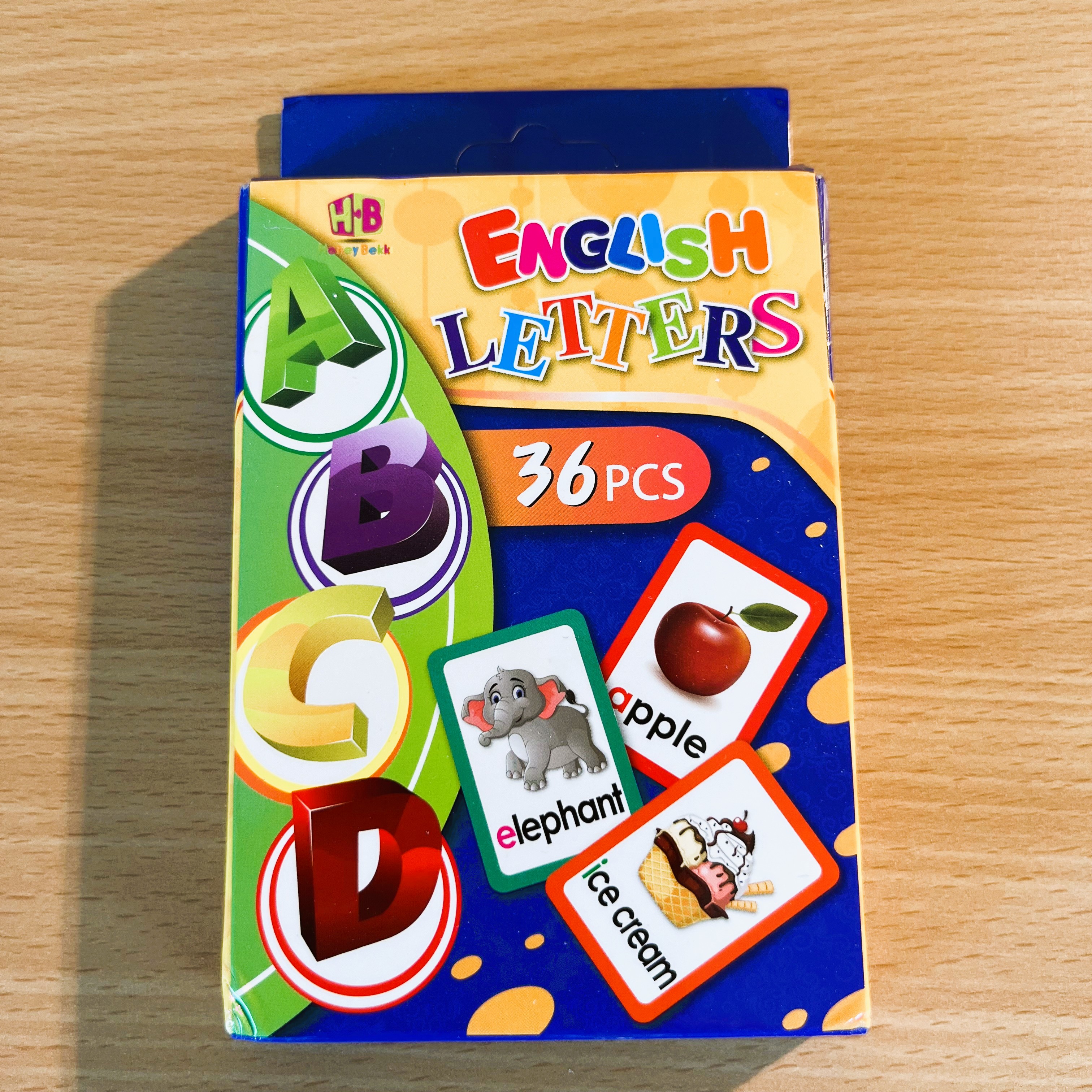 Alphabet Karten - Englisch lernen Kinder - Lernkarten ABC - Flashcards Sprache - Buchstaben lernen Spiel - Early learning cards - Kinder Lernspiel - Sprachförderung - 1