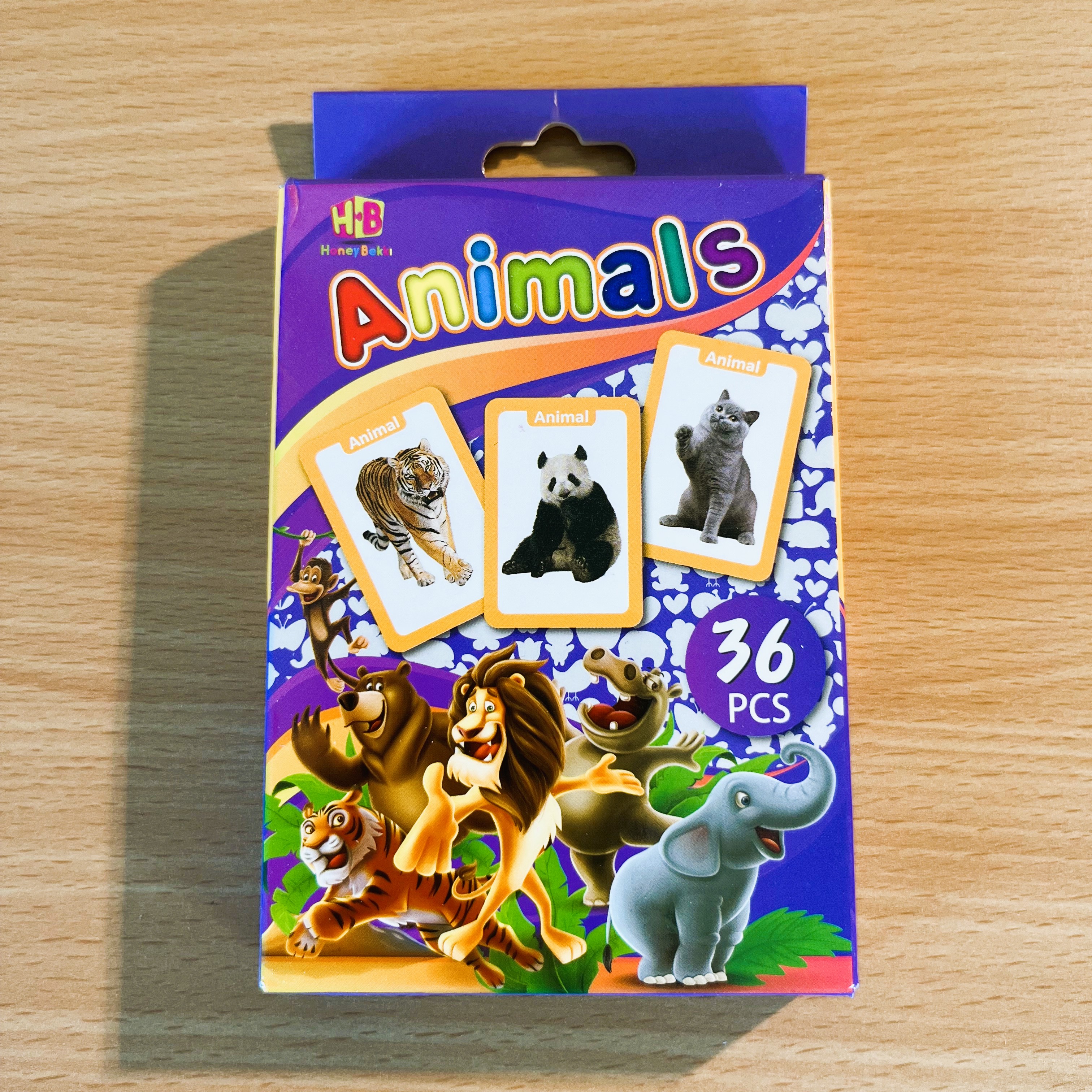 Tierkarten Kinder - Animals Flashcards - Lernkarten Tiere - Kinder lernen Tiere - Tiernamen lernen - Wort Bild Karten - Vorschule Lernspiel - Sprachförderung Kinder - 1