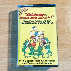 brüderchen, komm tanz mit mir - disco ente goldy quakentümpel-froschchor - kassette - 50-kinderlieder - kindermusik - tanzen - mitsingen - familienmusik - 1