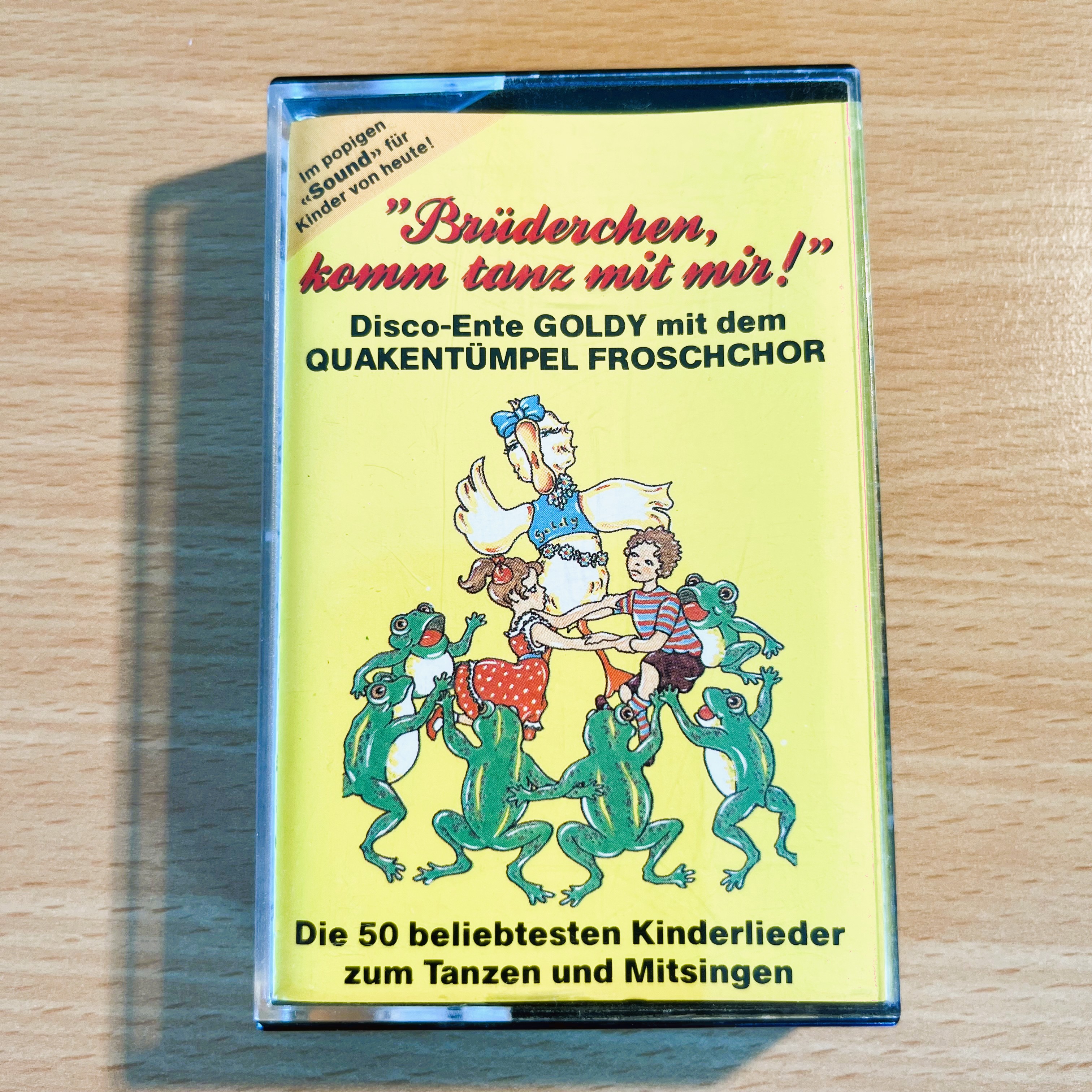 brüderchen, komm tanz mit mir - disco ente goldy quakentümpel-froschchor - kassette - 50-kinderlieder - kindermusik - tanzen - mitsingen - familienmusik - 1