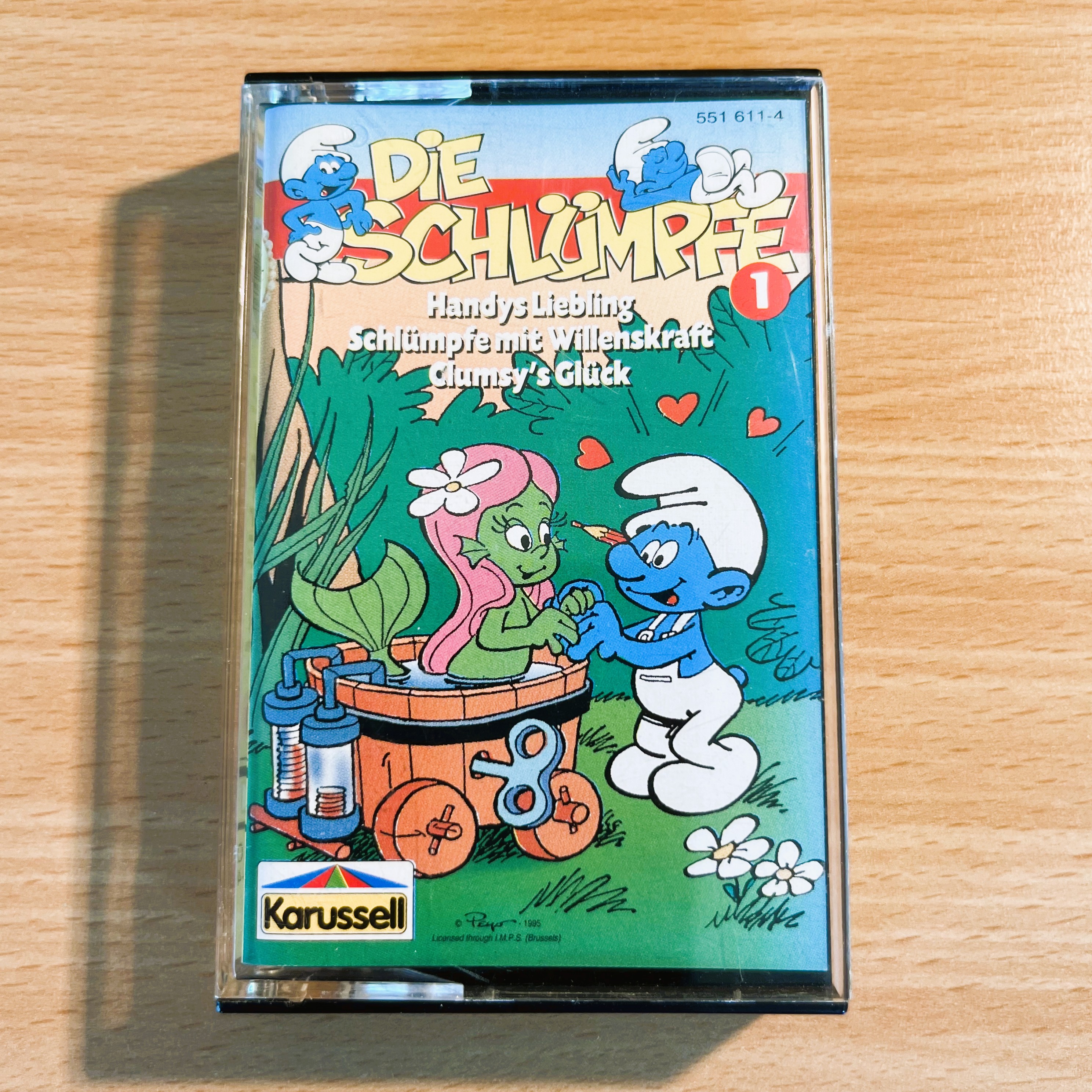 Die Schlümpfe - Folge 1 - Handys Liebling - Hörspiel Kassette - Schlumpf Hörspiel - Kassette Schlümpfe - Nostalgisches Hörspiel - 1