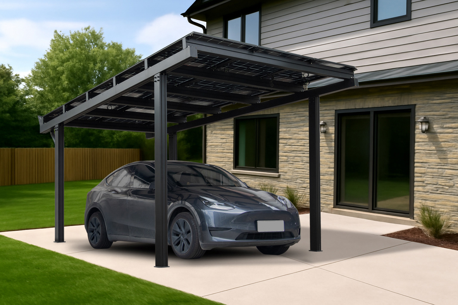 Solarcarport Luxo Single 3